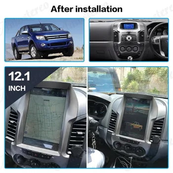 Android 8.1 4+64 G Tesla štýl DVD multimediálny prehrávač, GPS navigáciu pre Ford Ranger F250 2011+ Auto stereo rádio prehrávač Vedúci jednotky