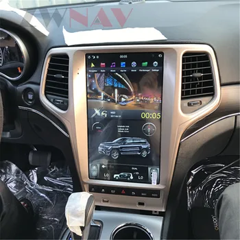 Android 9.0 4+128G PX6 Vertikálne Tesla S DSP Carplay Auto Multimediálny Prehrávač Na Jeep Grand Cherokee 2010 - 2019 GPS Navigácie