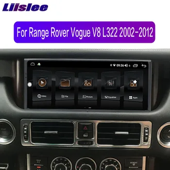 Android Systém 2 Din autorádia Multimediálny Prehrávač GPS Navi Vedúci Jednotky Navigáciu Wifi Pre Range Rover Vogue V8 L322 2002-2012