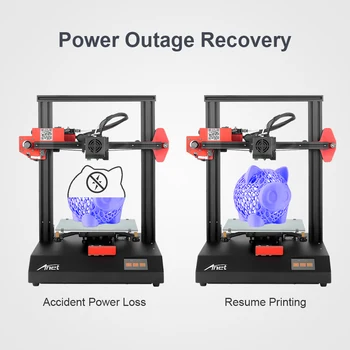 ANET ET4 3D Printer Kit Automatické Vykurovanie Posteľ Vyrovnanie Vysokou Presnosťou 3D Tlačiarne DIY Kit Podporu Open Source