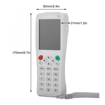 Anglická Verzia Najnovšie ICopy5 Rozmnožovacie s Plnou Dekódovacia Funkcia Smart Card Key Stroj RFID Kopírka IC ID Čítačka NFC Spisovateľ