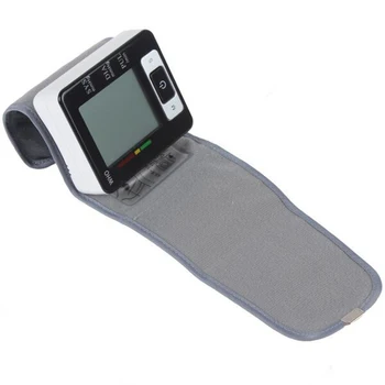 Anglický Hlas Zápästie Sphygmomanometer Krvný Tlak Monitor Tepovej frekvencie Pulzu Prenosné Tonometer BP