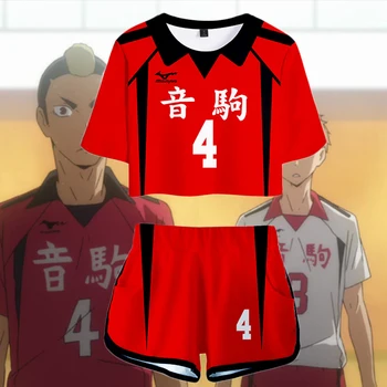 Anime Haikyuu Nekoma Vysoké Školy Jednotný Kuroo Tetsurou/kozumekenma Loptu Volley Team Jersey Cosplay Kostým Športové C42A58