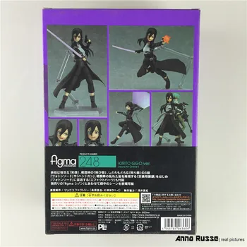 Anime Obrázok Sword Art Online Kirigaya Kazuto Figma 248 Brinquedos PVC Akcie Obrázok Juguetes Zber Modelu Deti Hračky
