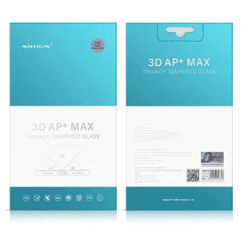 Anti-Spy Tvrdeného Skla pre iPhone X Xs Max XR Nillkin 3D Proti Oslneniu ochrany Osobných údajov Úplné Pokrytie Screen Protector pre iPhone 8 7 Plus