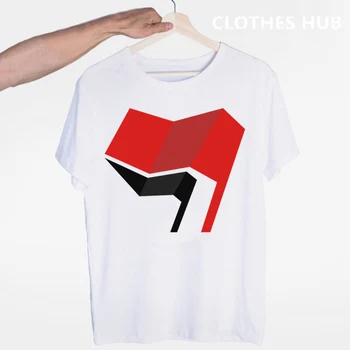 ANTIFA Antifascist Anarchie Anarchist T Shirt Voľné Krátke rukávy T-Košele Pre Mužov Cool Tričká
