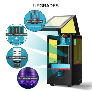 ANYCUBIC Fotón-S práčka Fotón 3D Tlačiareň Matice UV Modul SLA 3d Tlačiarne Živice Fotónov Inovované Impresora 3d