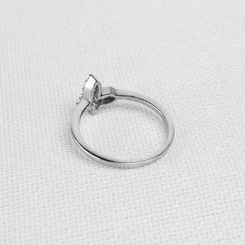 ANZIW 925 Sterling Silver Snubné Prstene, Zásnubné Výročie Motýľ Zvieracie Krúžky Narodeninovej Party Silver Lover Šperky, Darčeky