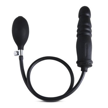 Análny Zadok Plug Rozšíriteľná Silikónové Nafukovacie airbag sexuálnu Hračku pre Dospelých Dvore Masáž Č Vibrátor Erotický stimulátor pre Ženy