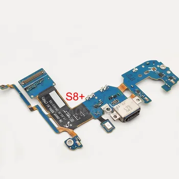 Aocarmo USB Nabíjací Port + Mic Dock Konektor Nabíjačky Flex Kábel Pre Samsung Galaxy S8 G950U/F/N / S8plus S8+ G955U G955F G955N
