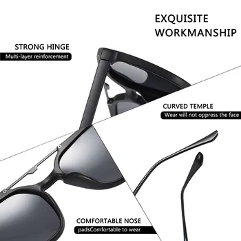 AOFLY Luxusný Dizajn Značky Polarizované slnečné Okuliare Ženy Móda Nadrozmerné Štvorcový Rám Zrkadla Slnečné Okuliare Ženy Dámy oculos