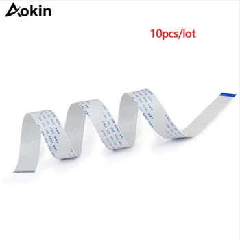 Aokin 10PCS/MNOŽSTVO 15 kolíkový FFC Stužkový Kábel Plochý Kábel Drôt 15 cm/30 cm/50 cm/100 cm/200 cm pre Raspberry Pi 3 Model B+ Kamera