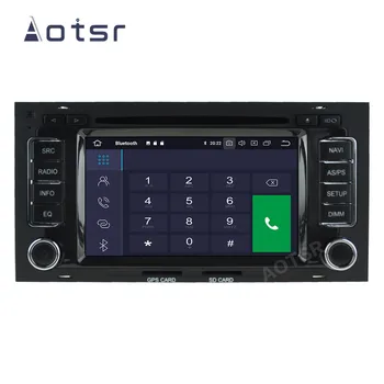 AOTSR 2 Din autorádia Android 10 Pre VW Volkswagen Touareg Transporter T5 Multivan 2004 - 2011 2Din Multimediálny Prehrávač GPS Navi