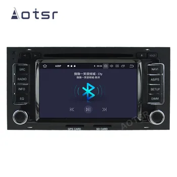 AOTSR 2 Din autorádia Android 10 Pre VW Volkswagen Touareg Transporter T5 Multivan 2004 - 2011 2Din Multimediálny Prehrávač GPS Navi