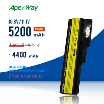 Apexway 11.1 v, batérie pre Lenovo G430 G450 L08L6Y02 L08L6YO2 L08N6Y02 L08N6YO2 L08S6Y02 L08S6YO2 LO8L6C02 LO8L6Y02 LO8N6Y02