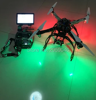 APM2.6 2.5 2.8 LED TBS OBJAV smerové svetlo BEC radič pre F330 F450 F550 S500 S550 Quadcopter drone rám auta vozidla