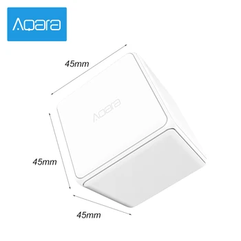 Aqara Magic Cube Diaľkové Ovládanie Zigbee Verzia Riadený Šesť Akcie Zariadenie Magic Cube Pracovať S Mi Domov Aplikáciu Pre Smart Home