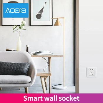 Aqara Sieťovej Zásuvky Smart Home ZigBee Wifi Bezdrôtové APLIKÁCIE Remotel Spínača Mi Domácej Zostavy 86 Zásuvky Elektrickej energie Štatistika