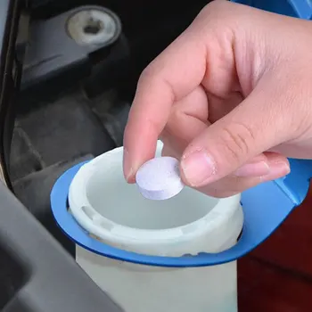 AQTQAQ 10Pcs Auto čelného skla Sklo Umývanie Čistenie Koncentrované Šumivých Tabliet Cleaner