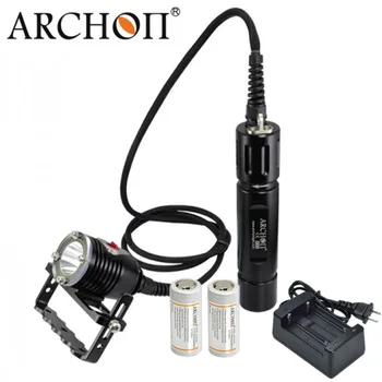 ARCHON DH26 WH32 Potápačská Baterka Kanister svietidla, Podvodné Svetlo Lampy Baterky XM-L2 U2 LED 26650 Batérie