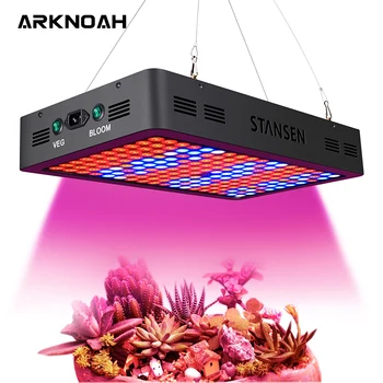 ARKNOAH 1800W LED Rastie Svetlá celé Spektrum Dvojité Čip 10W Vysoký Výkon pre Vnútorné zariadenia Skleníkových Veg Bloom Prepínače Phyto