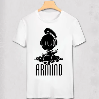 ARMIN VAN BUUREN T Shirt Holland Trance DJ ARMIN VAN BUUREN T-shirt ARMIND Tlač Hudby Strany Fanúšikov Bavlna Tee hip hop t tričko