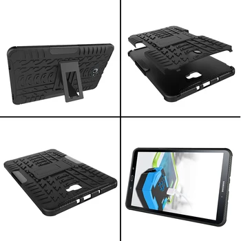 Armor Pevného PC + Soft TPU Prípad Tabletu Samsung Galaxy Tab A A6 10.1