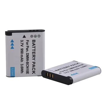 AsperX 2Pc 950mAh DMW-BCN10, BCN10, DMW-BCN10E Li-ion Batéria pre Panasonic Lumix DMC-LF1 Lumix LF1 LF1K LF1W Kamery