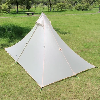 ASTA 2018 vysokej kvality 2 bočné silikónové pyramídy lietať outdoor camping stan 265*170*135 cm