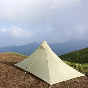 ASTA 2018 vysokej kvality 2 bočné silikónové pyramídy lietať outdoor camping stan 265*170*135 cm