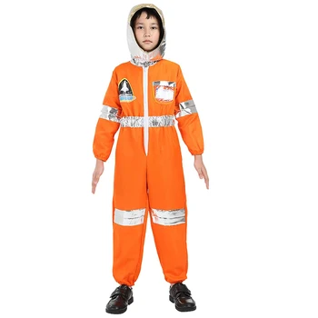 Astronaut Kostým pre Deti Chlapci Dievčatá Teens Batoľatá Detí Astronaut Jumpsuit skafander Úlohu Hrať s Kapucňou, Cosplay Halloween