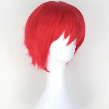 Atentát Triede Akabane Karma Červená Parochňu Cosplay Krátke Syntetické Vlasy Halloween Vlasy pre Dospelých