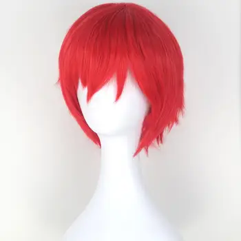 Atentát Triede Akabane Karma Červená Parochňu Cosplay Krátke Syntetické Vlasy Halloween Vlasy pre Dospelých
