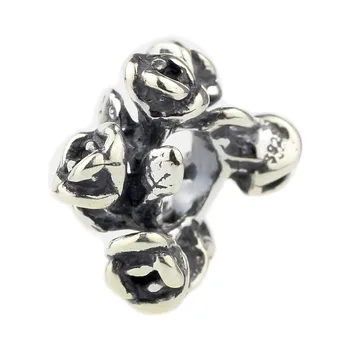 Autentické 925 Sterling Silver Kvety Sedmokrásky Kúzlo Perličiek Fit Značky Náramok Ženy Šperky