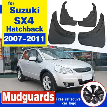 Auto Blato Klapky Pre Suzuki SX4 2007-2011 Hatchback & Crossover Mudflaps Splash Stráže Blato Klapka Blatníky 2008 2009 2010 2011 2012
