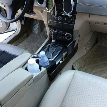 Auto Centrálna Konzola Úložný Box Telefón Držiak na Mercedes Benz GLK Cl X204 2008-2012 Ľavej Strane Disku