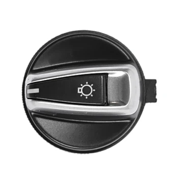Auto Chrome AUTO Vedúci Svetlo Prepínač Otáčania Tlačidlo Pre BMW 1 E88 E82 3 E90 E91 X1 E84 Vedúci Svetlo Lampy Prepínač Ovládania Konb Tlačidlo