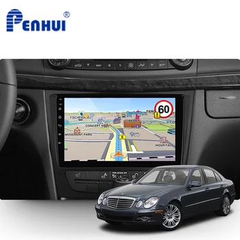 Auto DVD Pre Mercedes Benz Triedy E W 211 Android autorádia Multimediálne Video Prehrávač, Navigácia GPS Double Din