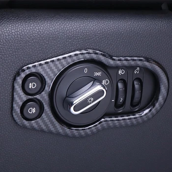 Auto interiérové úpravy uhlíkových vlákien ovládanie okien, dekoratívne samolepky Pre MINI Cooper S JCW F55 F56 auto príslušenstvo styling