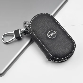 Auto Kľúč, Taška Peňaženky Tlačidlo Prípade Pre Opel Astra H J K Combo C E D Corsa C D E Zafira B, C Insígnie Kože Mužov A Ženy Taška Organizátor