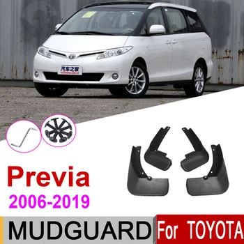 Auto Mudflap Pre Toyota Previa Estima Tarago XR50 2019~2006 Blatník Mud Guards Klapka Splash Klapky Blatníky Príslušenstvo 2010