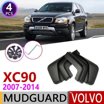 Auto Mudflap pre Volvo XC90 2007~Blatník Mud Guards Klapka Splash Klapky Blatníky Príslušenstvo 2008 2009 2010 2011 2012 2013 1.