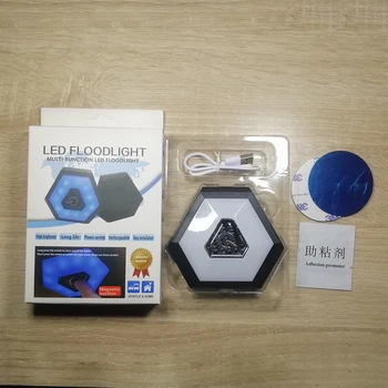 Auto Núdzové Svietidlo Nočné Svetlo Rechargerable USB, Nočné Lampy, Spálňa a batožinového priestoru Štyroch Farieb Lítiová Batéria