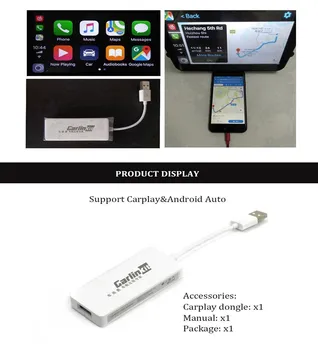 Auto Odkaz hardvérový kľúč USB Portable Link Dongle Navigáciu Hráč Auto Link HD 1080P Android Smart Auto pre Apple CarPlay