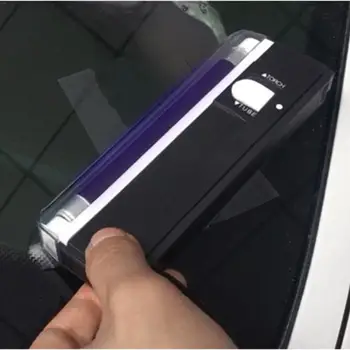 Auto Okno Živice Vytvrdený UV Lampa Sklo Opraviť Nástroje Sklo Film Vytvrdzovania Lampa s Ultrafialovým Detektorom Vymeniteľná Batéria Svetlo