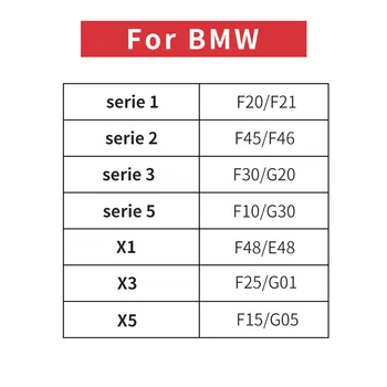 Auto Okuliare Box Úložný Držiak na slnečné Okuliare Prípade pre BMW X1 F48 E84 X3 F25 G01 X5 F15 F20 F30 G20 F10 G30 Serie 1 3 5 Príslušenstvo