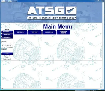 Auto opravy softvéru 2017 ATSG (Automatické Prevodovky Služby Skupiny Opraviť Informácie) Oprava Príručka Diagnostika Softvér