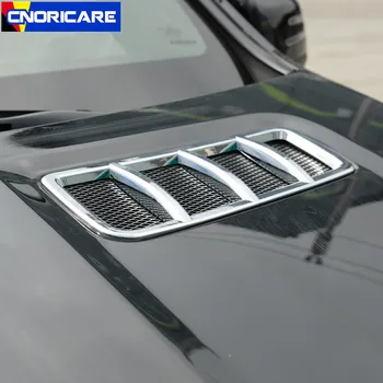 Auto Predná Kapota Klimatizácia Zásuvky Rám Dekorácie Kryt Výbava Chrome ABS Na Mercedes Benz ML, GL GLE GLS X166 W166-18