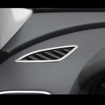 Auto prístrojová doska, klimatizácia Zásuvky Rám Dekorácie Kryt Trim 2 ks Pre Audi Q3 Roky 2013-2017 Interiérové Doplnky