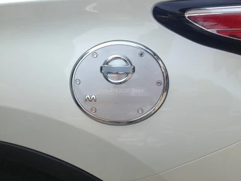 Auto styling ABS Chrome Palivovej Nádrže Kryt Na Nissan Murano 2016 Plyn Nádrž Spp Palivo Spp Kryt Výbava Exteriér Auto Príslušenstvo